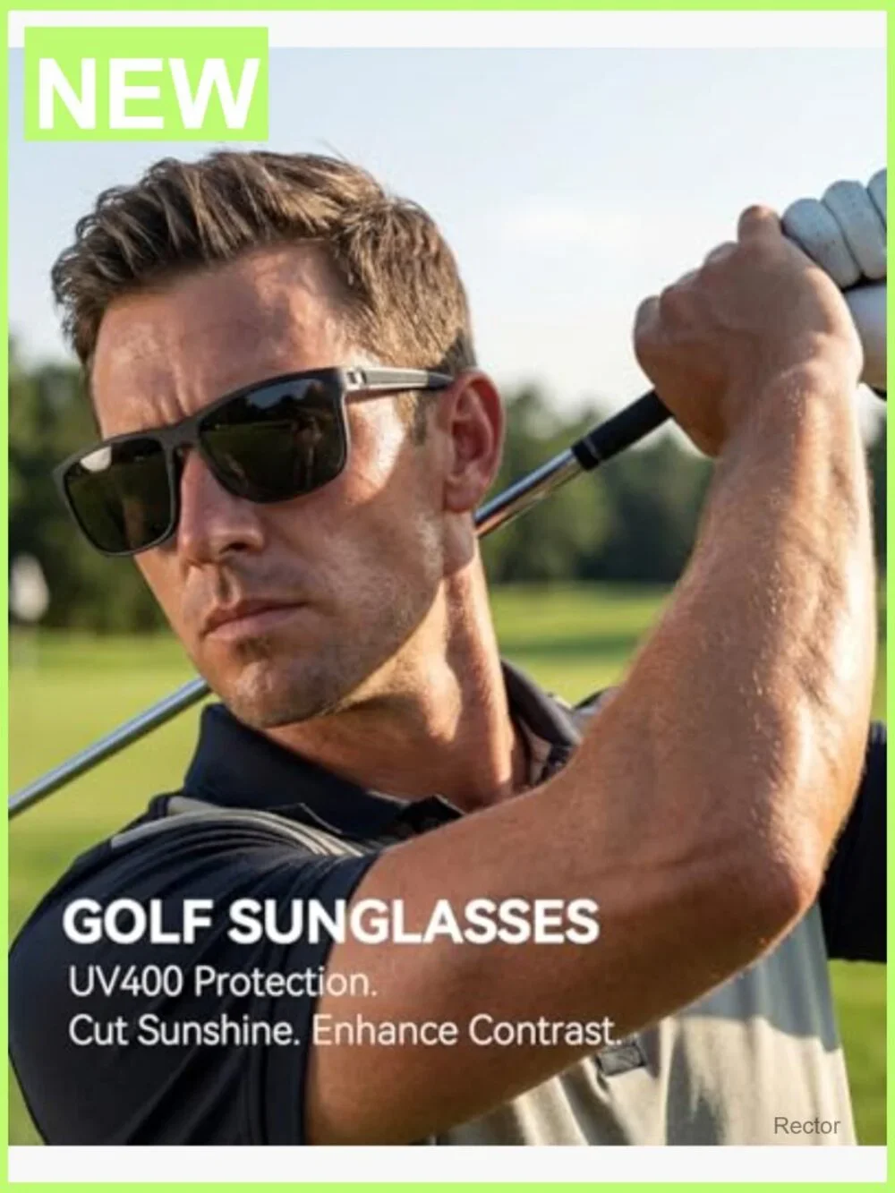 Polarized Sunglasses UV Protection Lightweight Rectangular Frame Driving
